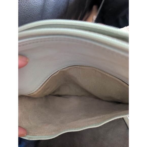 Mint Green Leather Purse by Samantha Scott: Medium Shoulder Crossbody Handbag - Picture 11 of 14